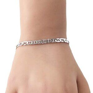 Sterling Silver Marina Italian Link Bracelet